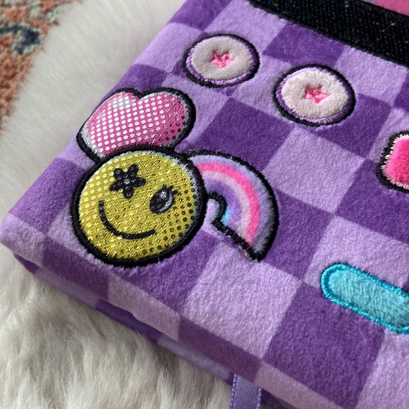 Claire’s lock diary gameboy video game notebook journal purple plushie girls - Picture 2 of 16